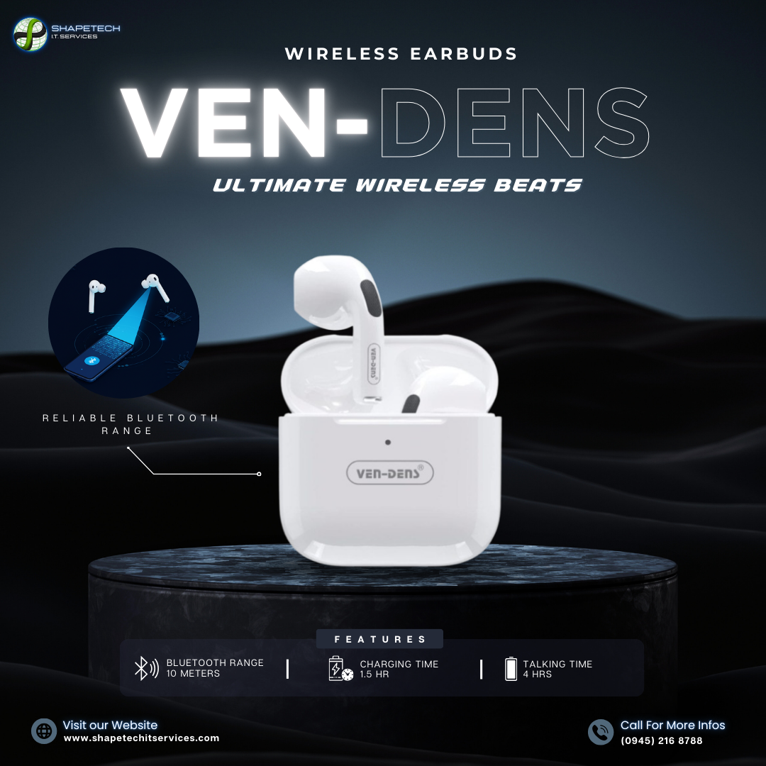 VEN-DENS WIRELESS EARBUDS 